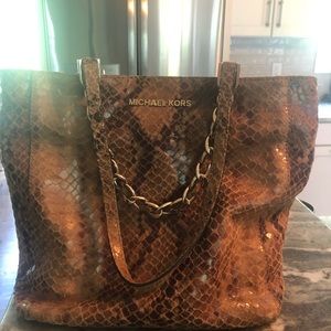 Michael Kors Snakeskin handbag